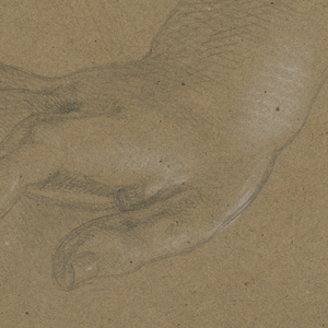 Drawing, Right Hand Study, 1850–60