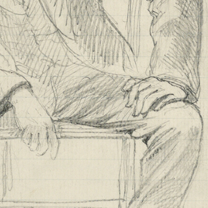 Drawing, Study for "Scientific Group", 1858