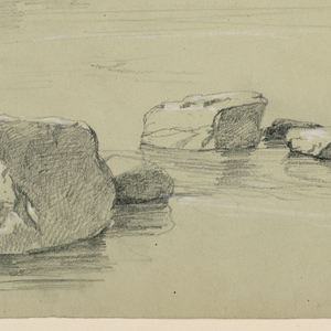Drawing, Pemigewassett Bridge, West Compton, New Hampshire