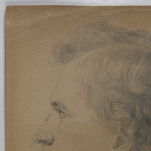 Drawing, Study for "Tribute Money", July 1852