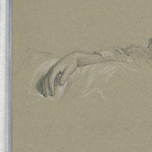 Drawing, Mrs. William Wright and Child, 1857