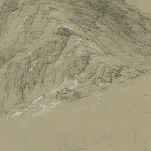 Drawing, Mount Mansfield, Looking South