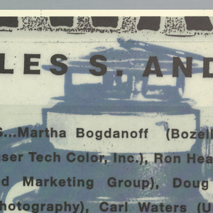 Poster, "Charles S. Anderson/Dall, ca. 1980–95