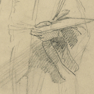 Drawing, Study for "Titian Showing, 1872