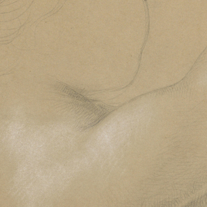 Drawing, Study for a Duplicate of "Repitition of Christiana", 1850
