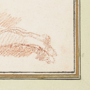 Drawing, Ascending male figure, ca. 1759–70
