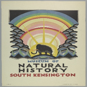 Poster, Museum of Natural History, for London Underground, 1923