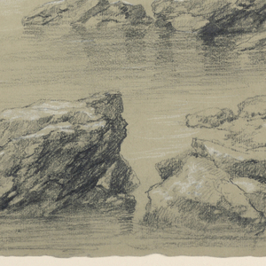 Drawing, The Androscoggin River at Gorham, New Hampshire