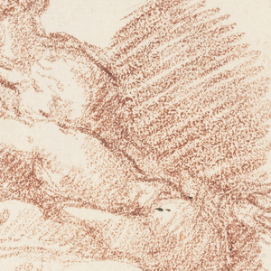 Drawing, Seated male figure with child on lap, ca. 1759–70