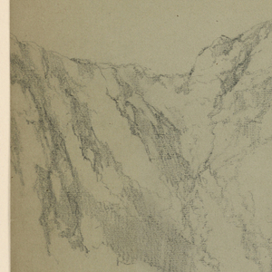 Drawing, Dixville Notch, Near the Top