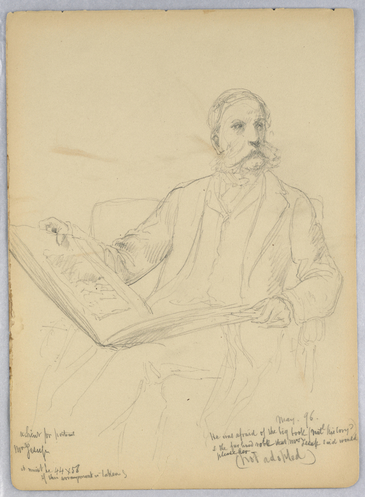 Drawing, Study for a Portrait of Mr. Morris K. Jesup, Esq.