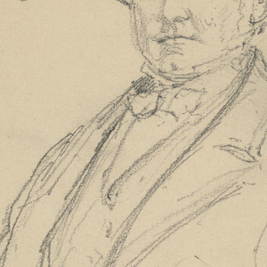 Drawing, James Lenox Seated; Verso: Mr. johnson Standing, 1893
