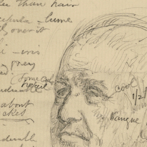 Drawing, Hiram Sibley