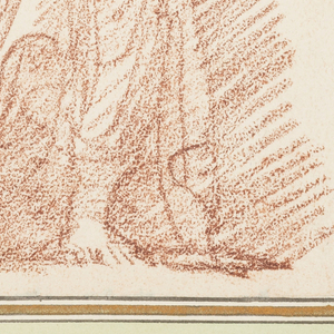 Drawing, Standing female figure pointing, ca. 1759–70