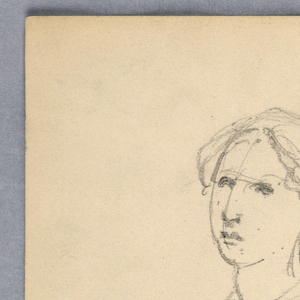 Drawing, Woman Seated, Two Studies, 1870
