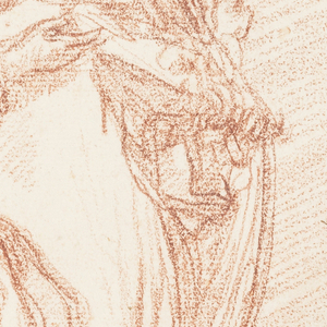 Drawing, Standing woman in nun