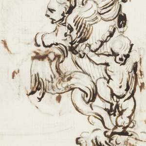 Album Page, A Pierced Screen, Urn, a Fountain and Two Basins, 1692–99
