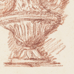 Drawing, Two urns and an ornamental detail, ca. 1759–70