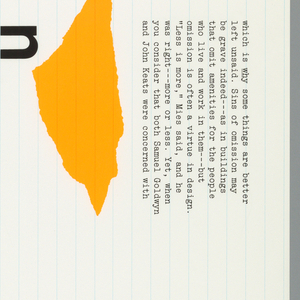 Poster, Ommisi(o)n, ca. 1964–80