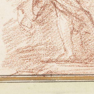 Drawing, Winged figure between window and column, ca. 1759–70