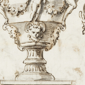 Album Page, Eight Urns, 1692–99