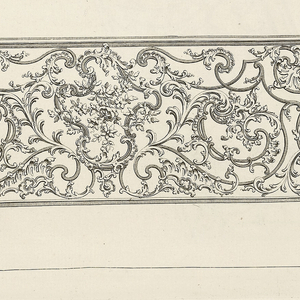 Print, Designs for Three Ironwork Grills, 1698–1771