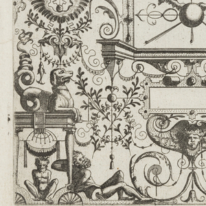 Print, Plate 29, from Grotteßco: in diverßche manieren, 1564