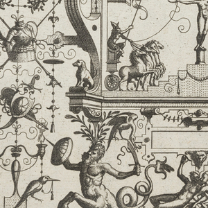 Print, Plate 23, from Grotteßco: in diverßche manieren (Various Grotesques), 1564