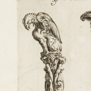 Print, Design for Two Knife Handles, 1583