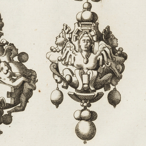 Print, Plate 17, from Livre de bijouterie (Book of Designs for Goldsmiths and Jewelers), ca. 1570