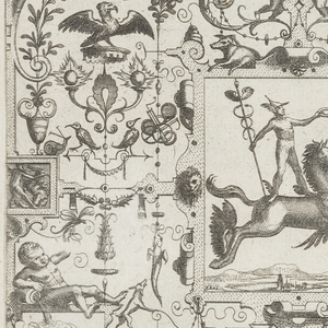 Print, Plate 21, from Grotteßco in diverßche manieren (Various Grotesques), 1564