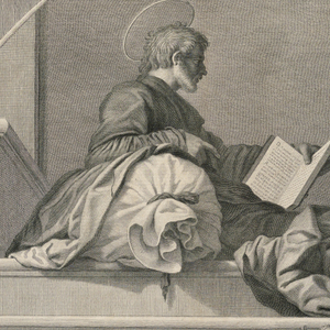 Print, The Holy Family with a sack, 1760