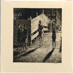 Print, "Fifth Avenue Bridge", ca. 1928