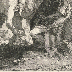 Print, Saint James on Horseback