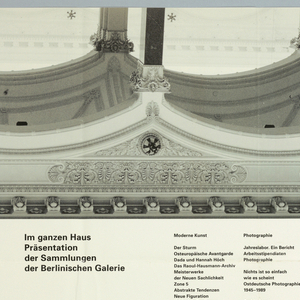 Poster, "Raoul-Hausmann- Archiv": for exhibition at Berlinsche Galerie June 4, 1992 - July 19, 1992, 1992
