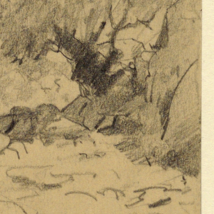 Drawing, Untitled. Landscape., 1885–1900