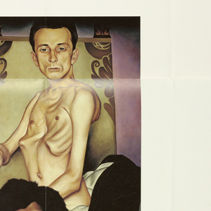 Poster, "Neue Sachlichkeit/ Christian Schad/ Martin-Gropius-Bau": for exhibition at Berlinsche Galerie June, 4 1992 - July 19, 1992, 1992