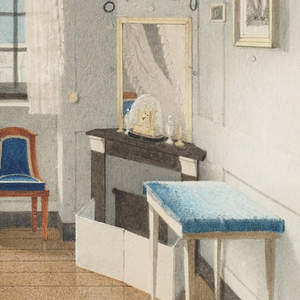 Drawing, A French Restoration Bedroom, 1823