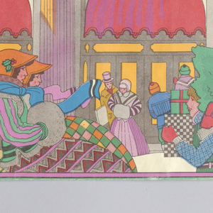 Shopping Bag, B. Altman & Co.: Christmas Shoppers