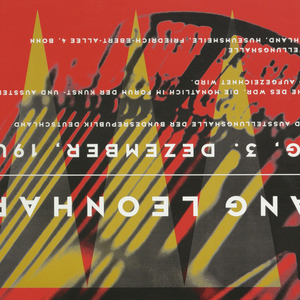 Poster, Wolfgang Leonhard, ca. 1980