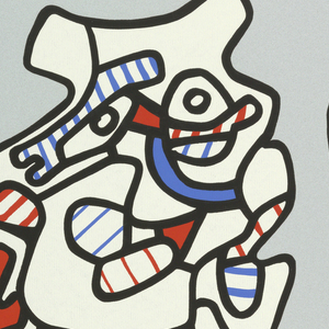 Poster, Dubuffet, The Guggenheim Museum, 1973