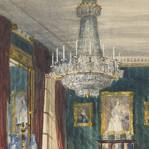 Drawing, Second Empire Salon, 1850–60