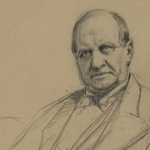 Drawing, Robert L. Stuart Seated, 1881
