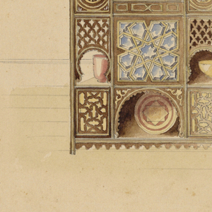 Drawing, Cabinet and Plant Stand