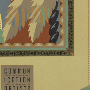 Poster, Communication Artists of New Mexico