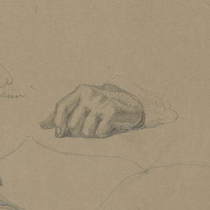 Drawing, Study for "Philosophy of Christian Art", 1868