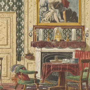 Drawing, An Interior, 1837–40