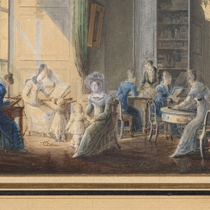 Drawing, An Art Lesson, 1820s
