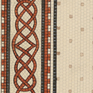 Drawing, Corner Design for Mosaic Floor, ca. 1900