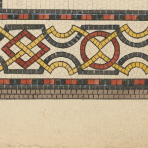 Drawing, Corner Design for Mosaic Floor
